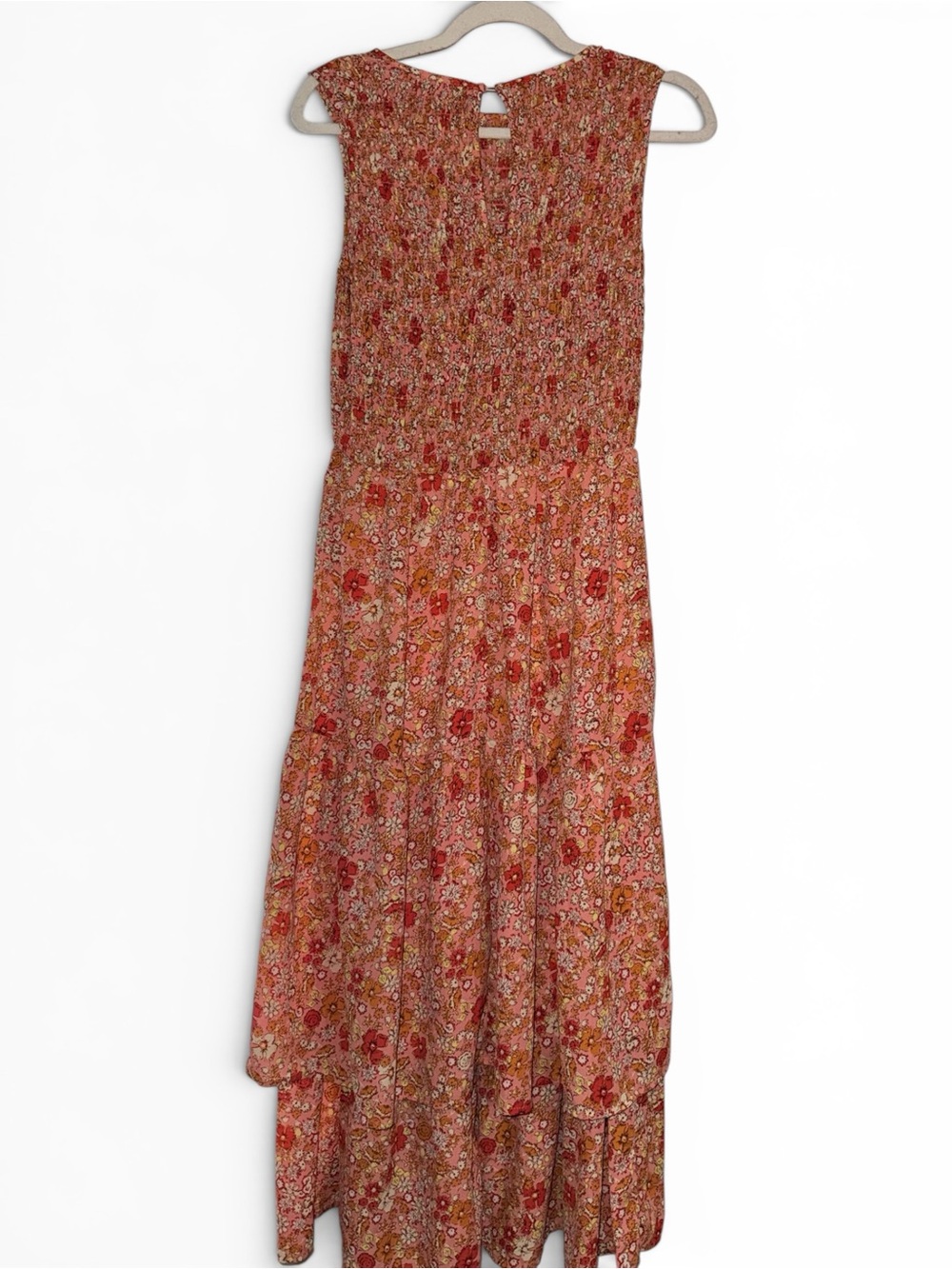 Sienna Sky Sleeveless Smocked Tiered Maxi Dress - Picture 3 of 4
